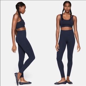 Outdoor Voices Studio Skin Navy Blue Leggings, L